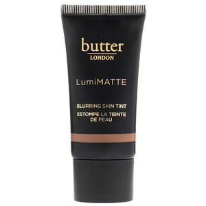 butter LONDON - Tan (Medium to Tan Nude) LumiMatte Blurring Skin Tint - Full White Background.
