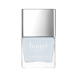 butter LONDON - Candy Floss (Light Blue) Patent Shine 10X Nail Lacquer - Full White Background.