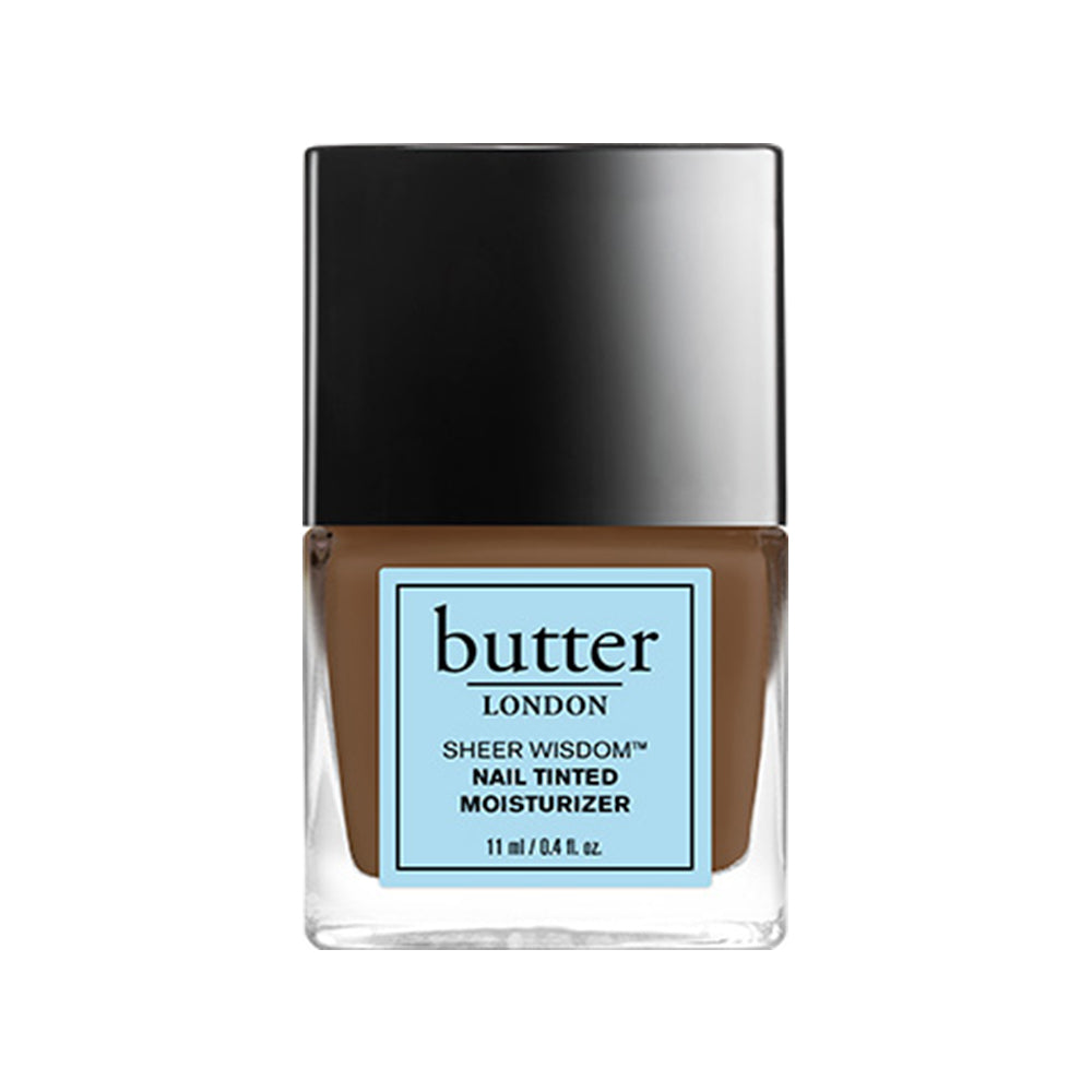 butter LONDON - Light (Light Nude) Sheer Wisdom Nail Tinted Moisturised - Full White Background
