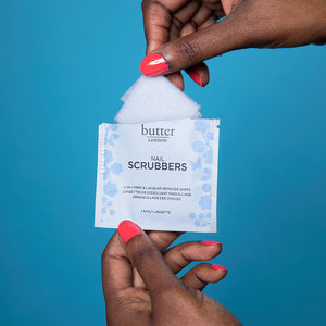 butter LONDON - (Clear) Scrubbers 10-Pack - Lifestyle Image.