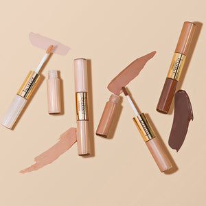 butter LONDON - (Light to Deep Nude Skin Tones) LumiMatte 2-in-1 Concealer & Brightening Duo - Whole Collection Lifestyle.