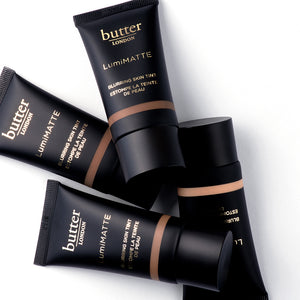 butter LONDON - (Fair to Dark Nude) LumiMatte Blurring Skin Tint - Whole Collection Lifestyle.