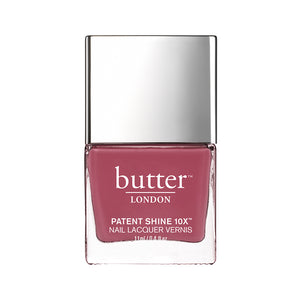 butter LONDON - Dearie Me (Deep Pink) Patent Shine 10X Nail Lacquer - Full White Background.
