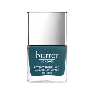 butter LONDON - Bang On! (Turquoise) Patent Shine 10X Nail Lacquer - Full White Background.