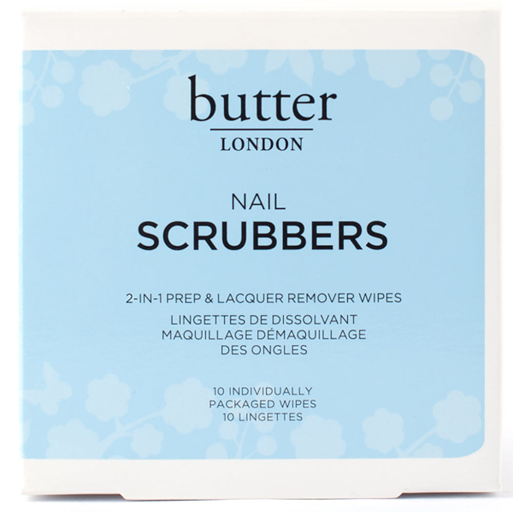 butter LONDON - (Clear) Scrubbers 10-Pack - Full White Background.